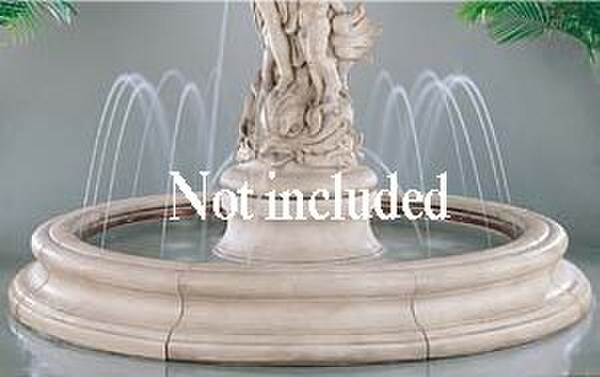 Toscana Pool Unit Replacement for fountain parts basins Large Cement